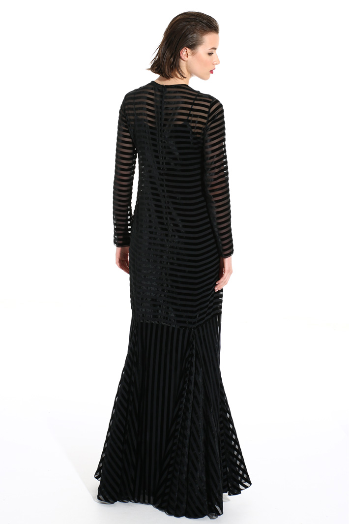 Long velvet dress Intrend Long velvet dress Intrend