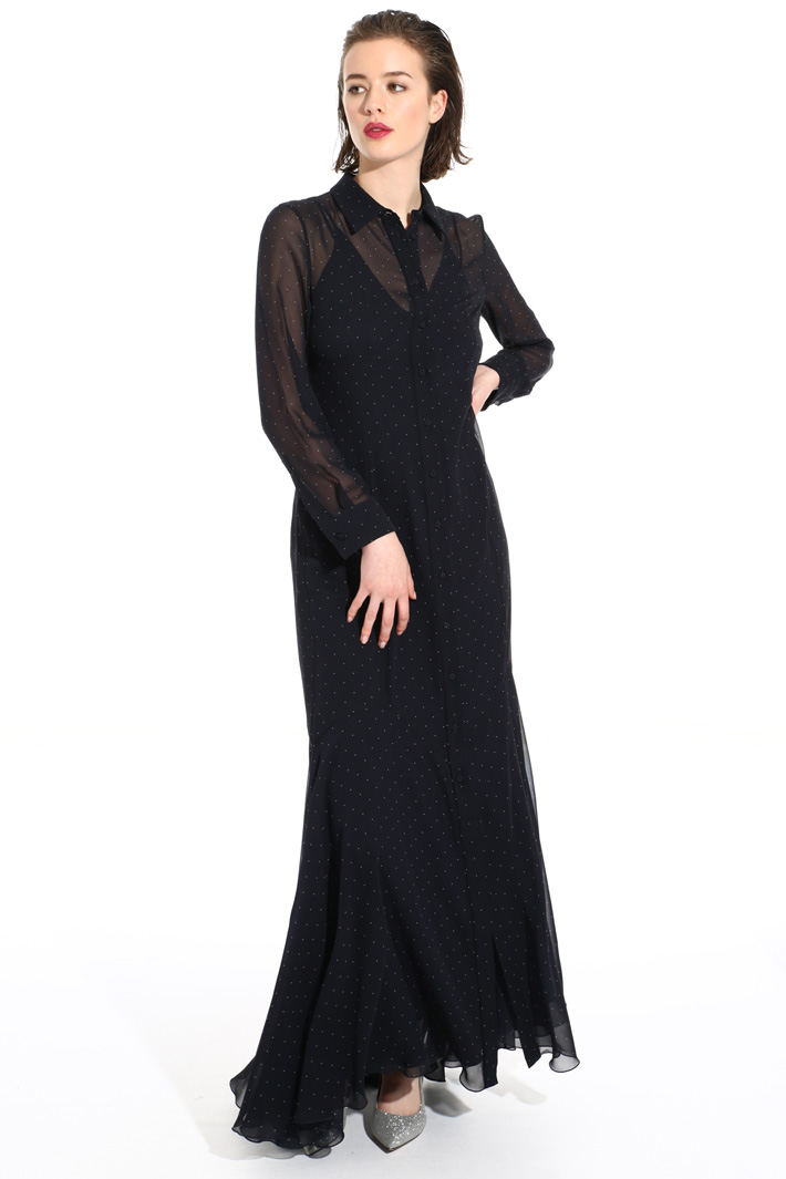 Pure silk chemisier dress Intrend Pure silk chemisier dress Intrend