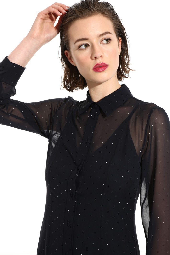 Pure silk chemisier dress Intrend Pure silk chemisier dress Intrend