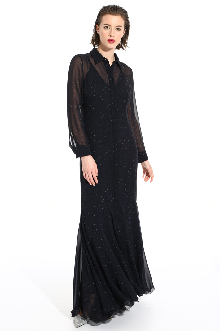 Pure silk chemisier dress Intrend Pure silk chemisier dress Intrend