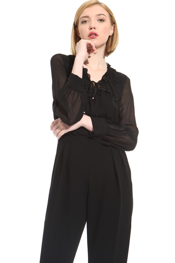 Silk and triacetate jumpsuit Intrend Silk and triacetate jumpsuit Intrend