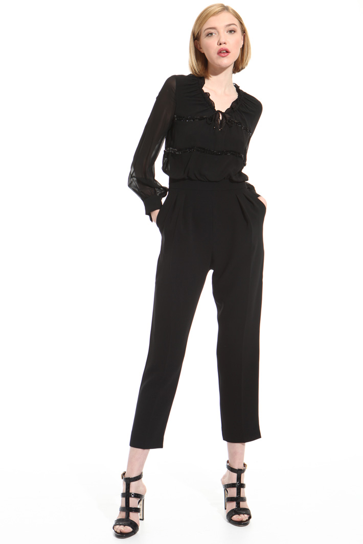 Silk and triacetate jumpsuit Intrend Silk and triacetate jumpsuit Intrend