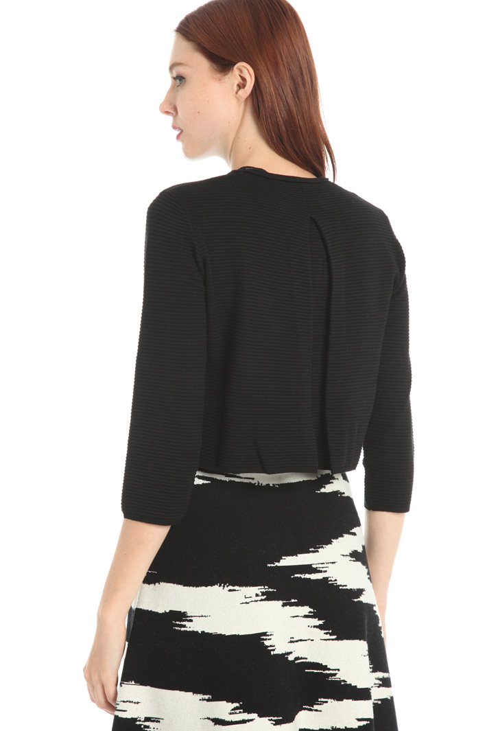 Ribbed viscose cardigan Intrend Ribbed viscose cardigan Intrend