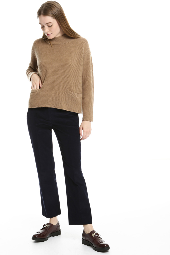 Funnel neck sweater Intrend Funnel neck sweater Intrend