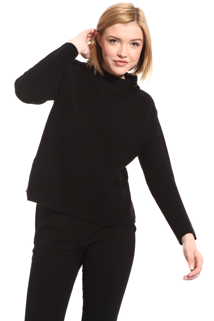 Funnel neck sweater Intrend Funnel neck sweater Intrend