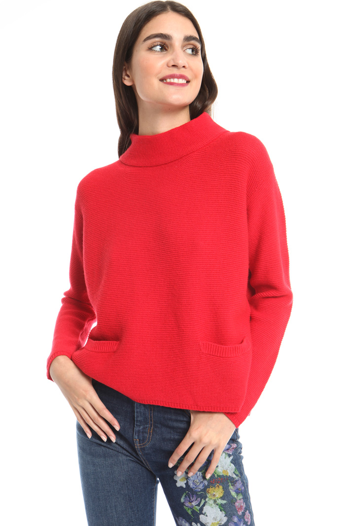 Overlay panel sweater Intrend Overlay panel sweater Intrend