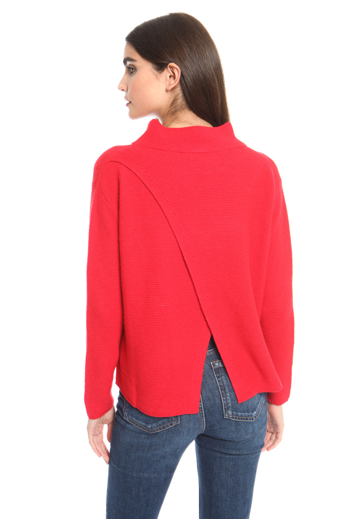 Overlay panel sweater Intrend Overlay panel sweater Intrend