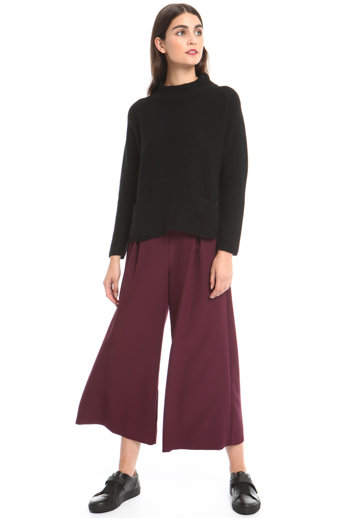 Overlay panel sweater Intrend Overlay panel sweater Intrend