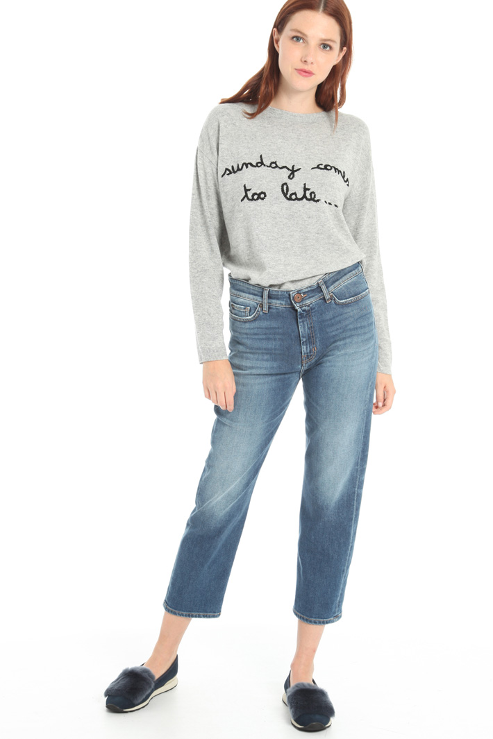 Embroidered sweater Intrend Embroidered sweater Intrend