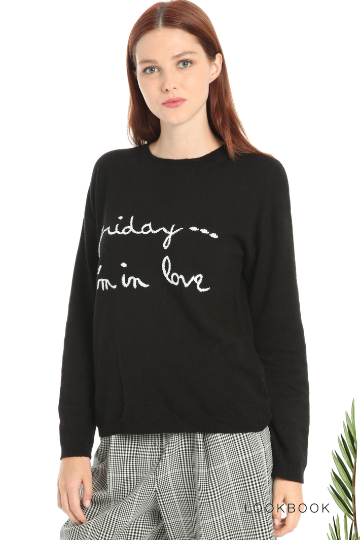 Embroidered sweater Intrend Embroidered sweater Intrend