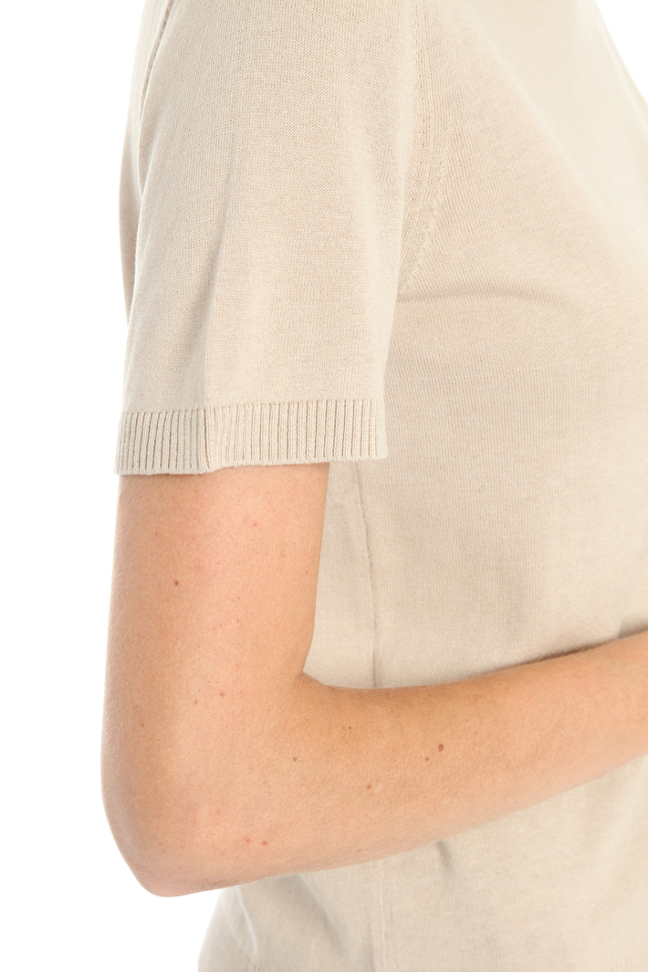 Silk and cotton T-shirt Intrend Silk and cotton T-shirt Intrend