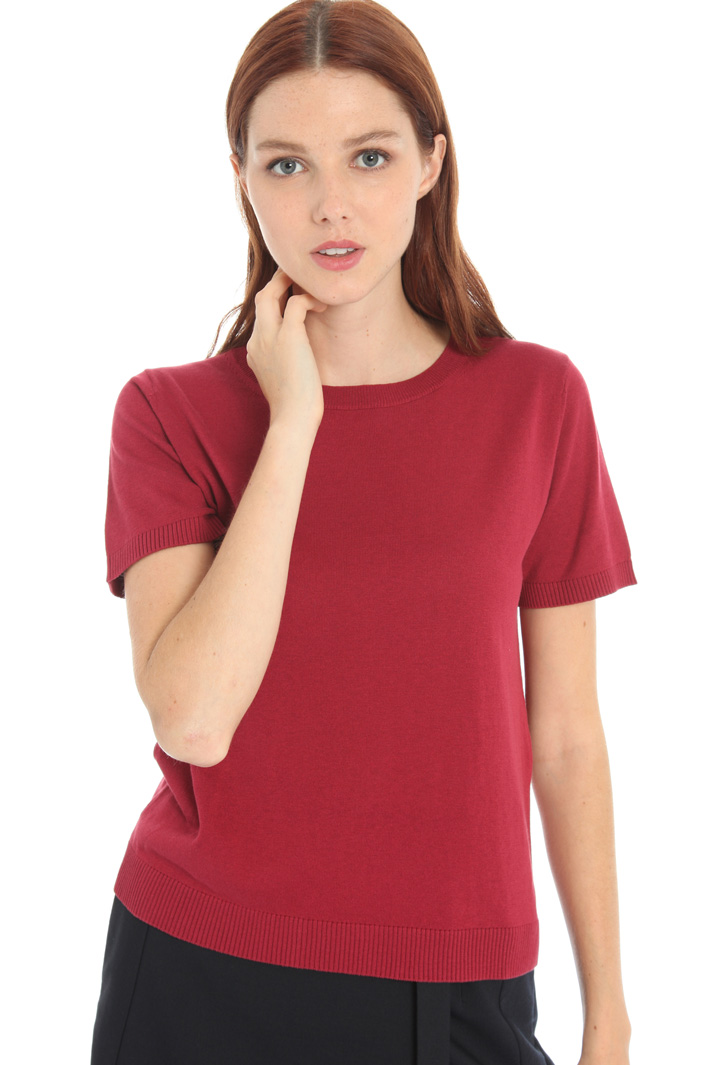 Silk and cotton T-shirt Intrend Silk and cotton T-shirt Intrend