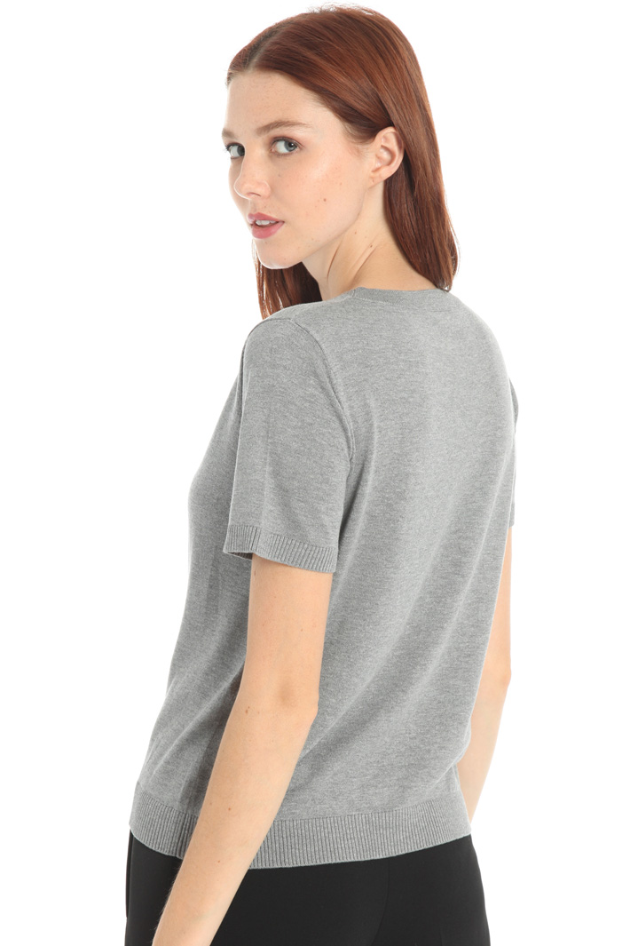 Silk and cotton T-shirt Intrend Silk and cotton T-shirt Intrend