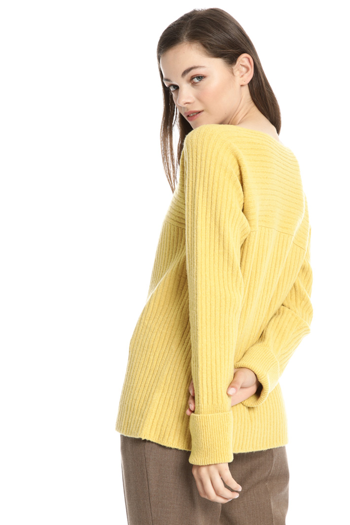 Ribbed wool blend sweater Intrend Ribbed wool blend sweater Intrend