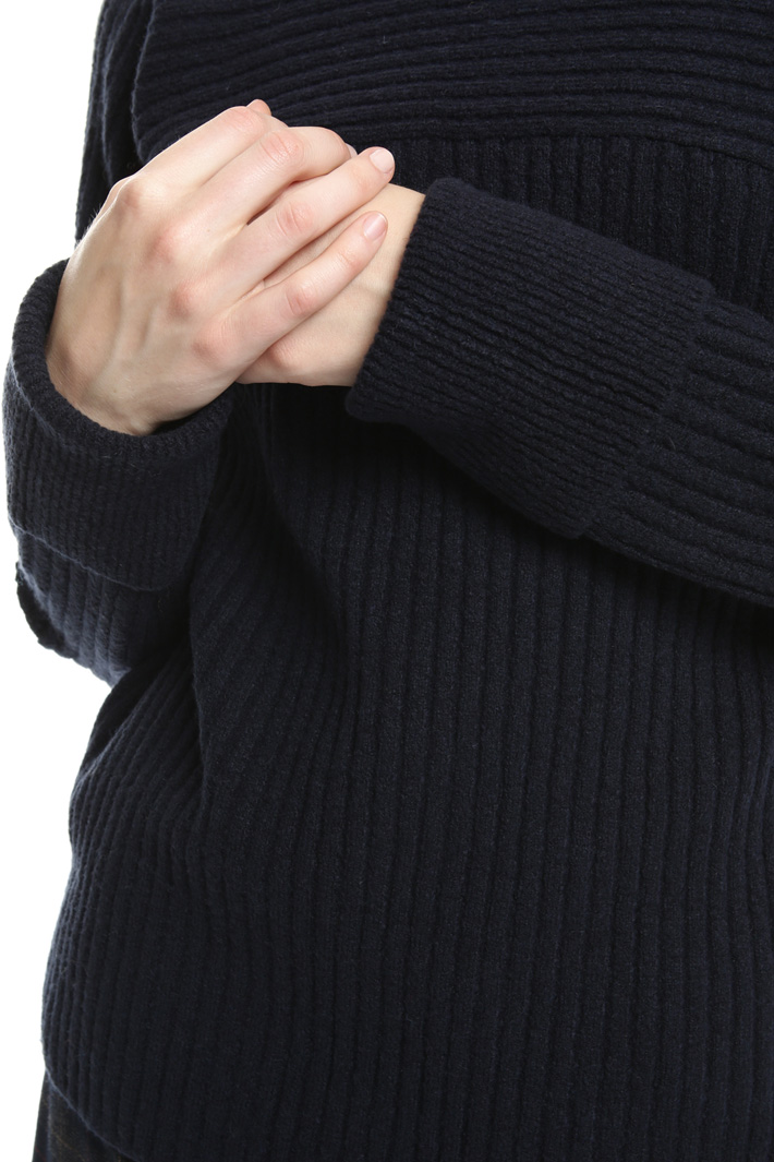 Ribbed wool blend sweater Intrend Ribbed wool blend sweater Intrend