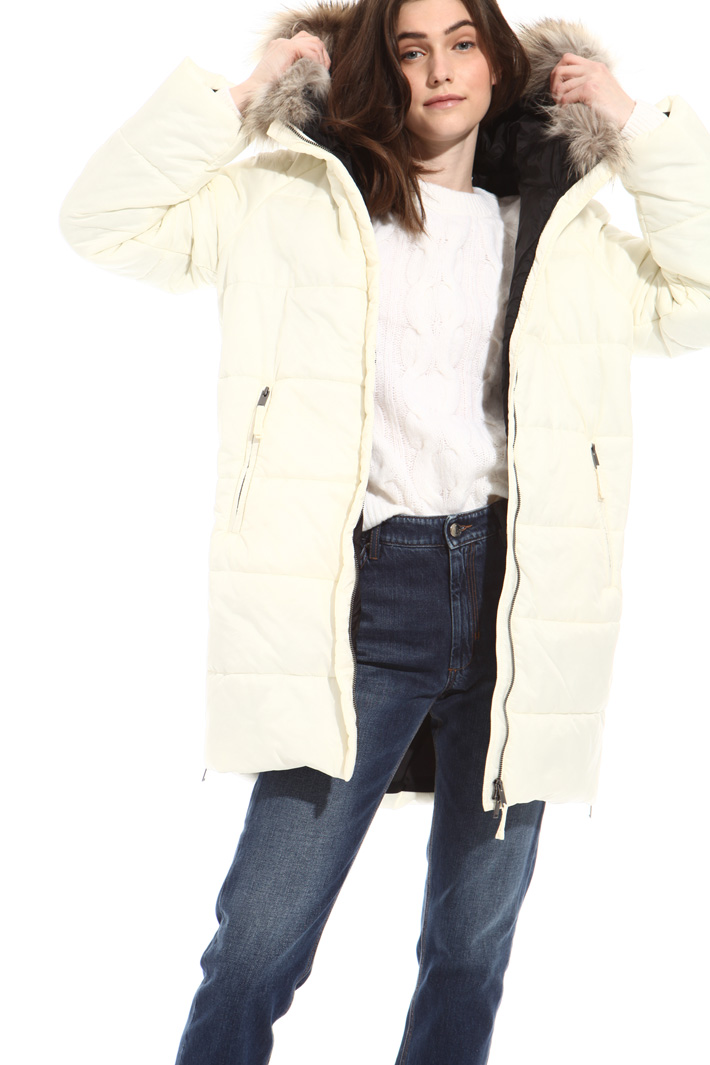 Hooded puffer coat Intrend Hooded puffer coat Intrend