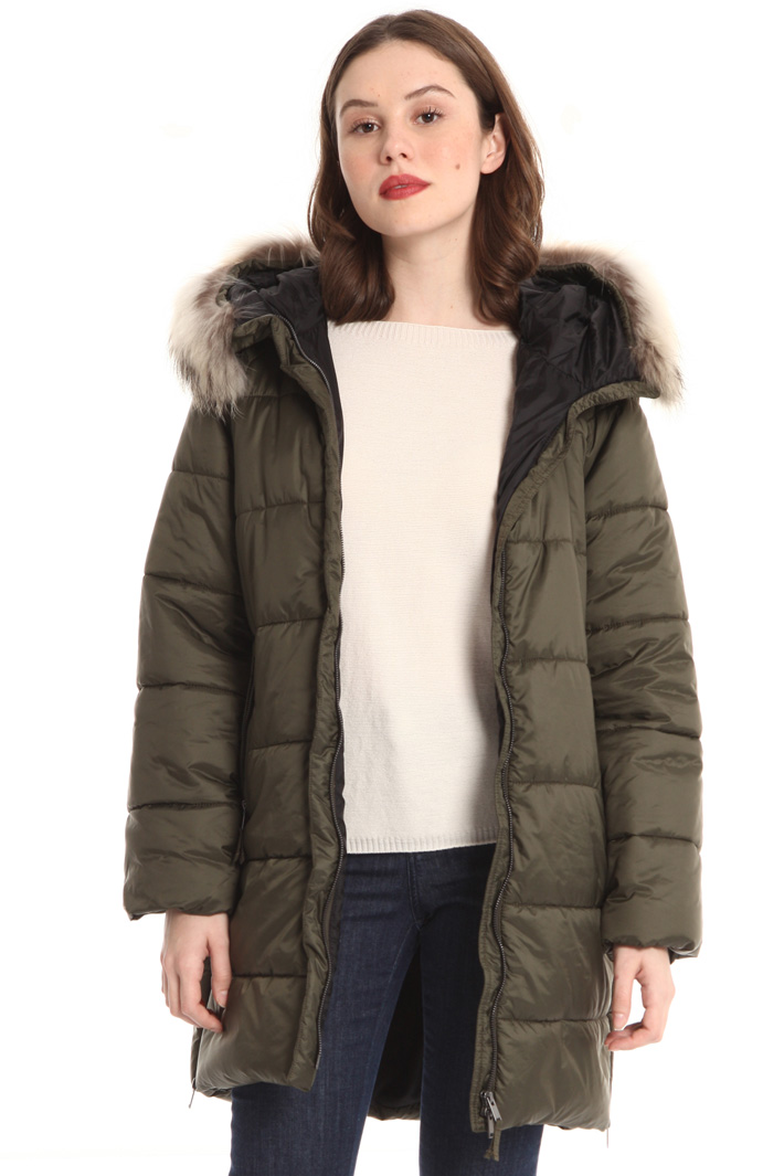 Hooded puffer coat Intrend Hooded puffer coat Intrend