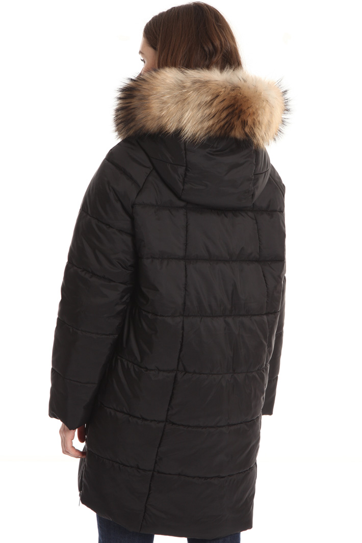 Hooded puffer coat Intrend Hooded puffer coat Intrend