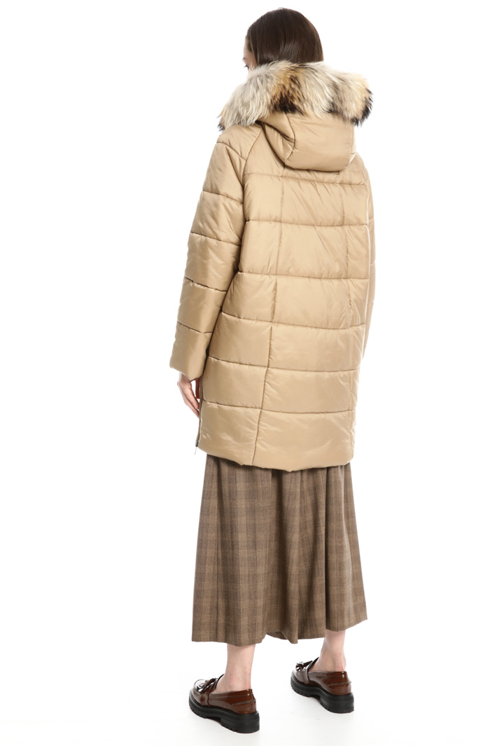 Fur trimmed puffer coat Intrend Fur trimmed puffer coat Intrend