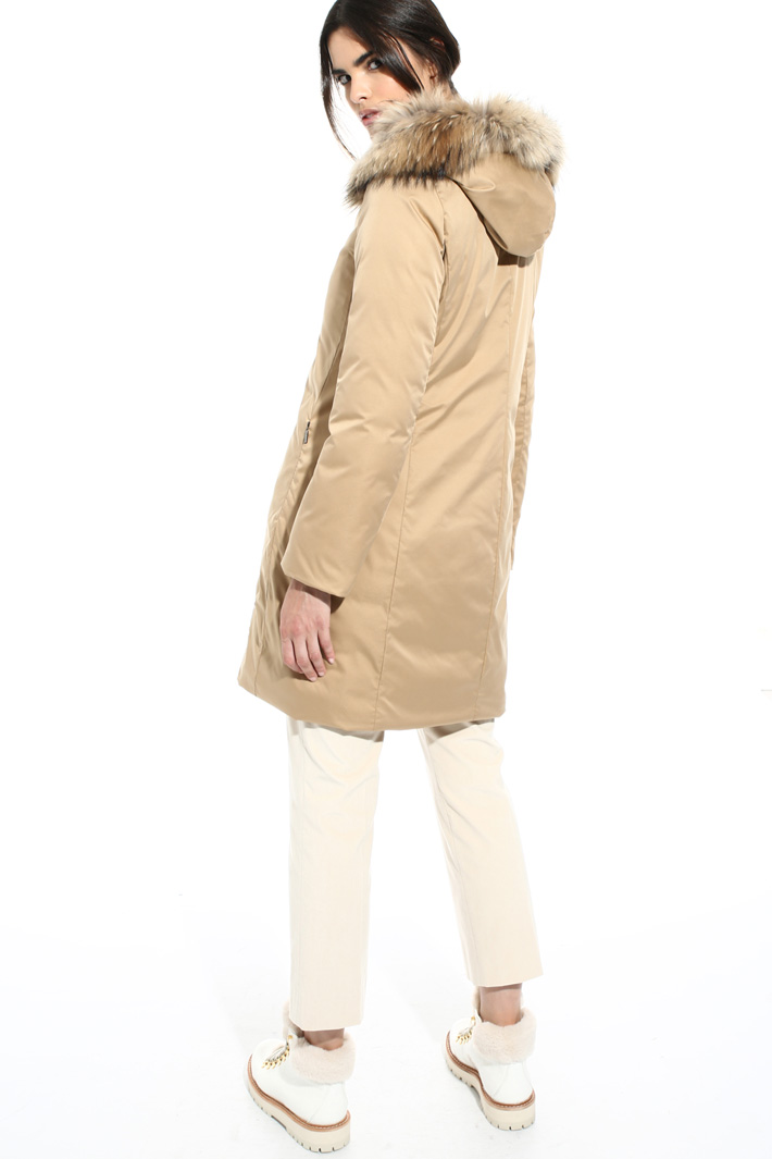 Smooth and quilted puffer coat Intrend Smooth and quilted puffer coat Intrend