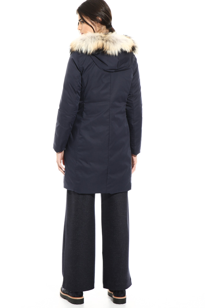 Smooth and quilted puffer coat Intrend Smooth and quilted puffer coat Intrend