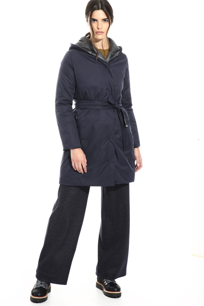 Smooth and quilted puffer coat Intrend Smooth and quilted puffer coat Intrend