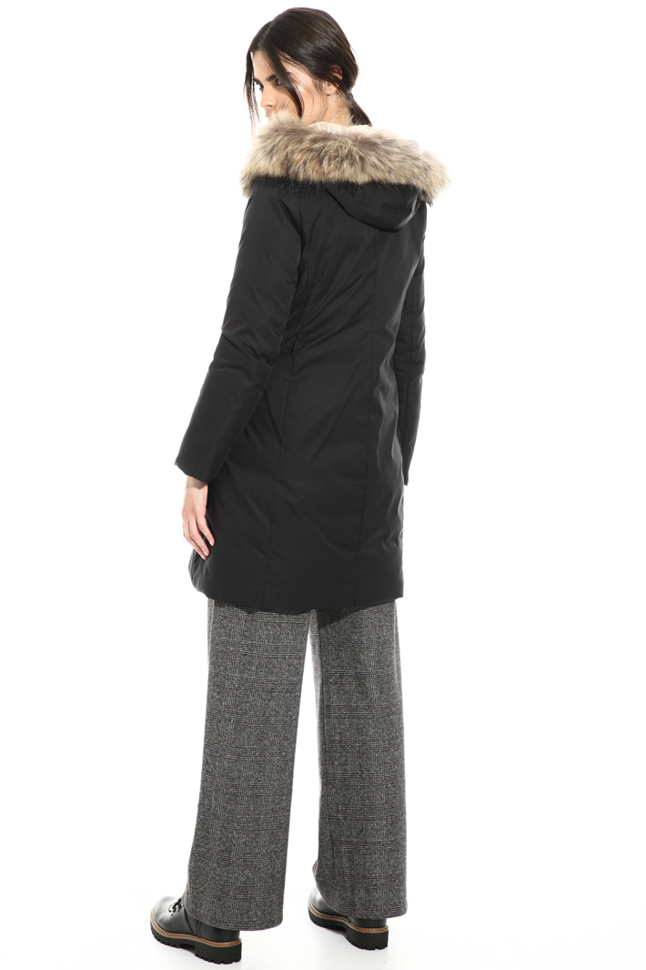 Smooth and quilted puffer coat Intrend Smooth and quilted puffer coat Intrend