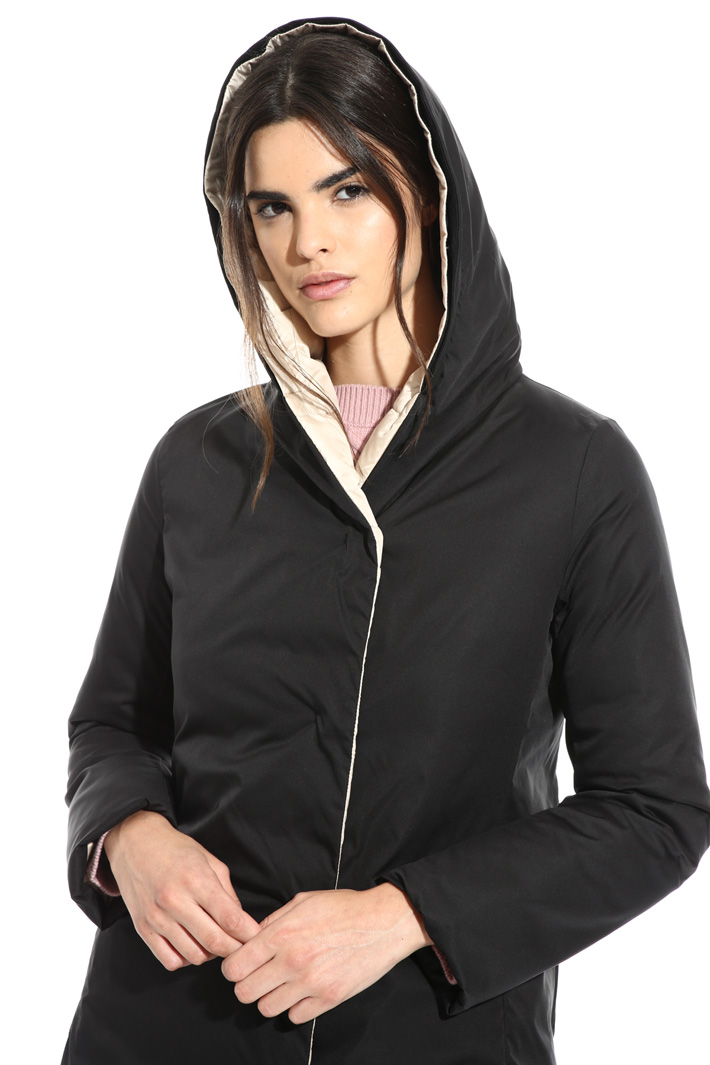 Smooth and quilted puffer coat Intrend Smooth and quilted puffer coat Intrend