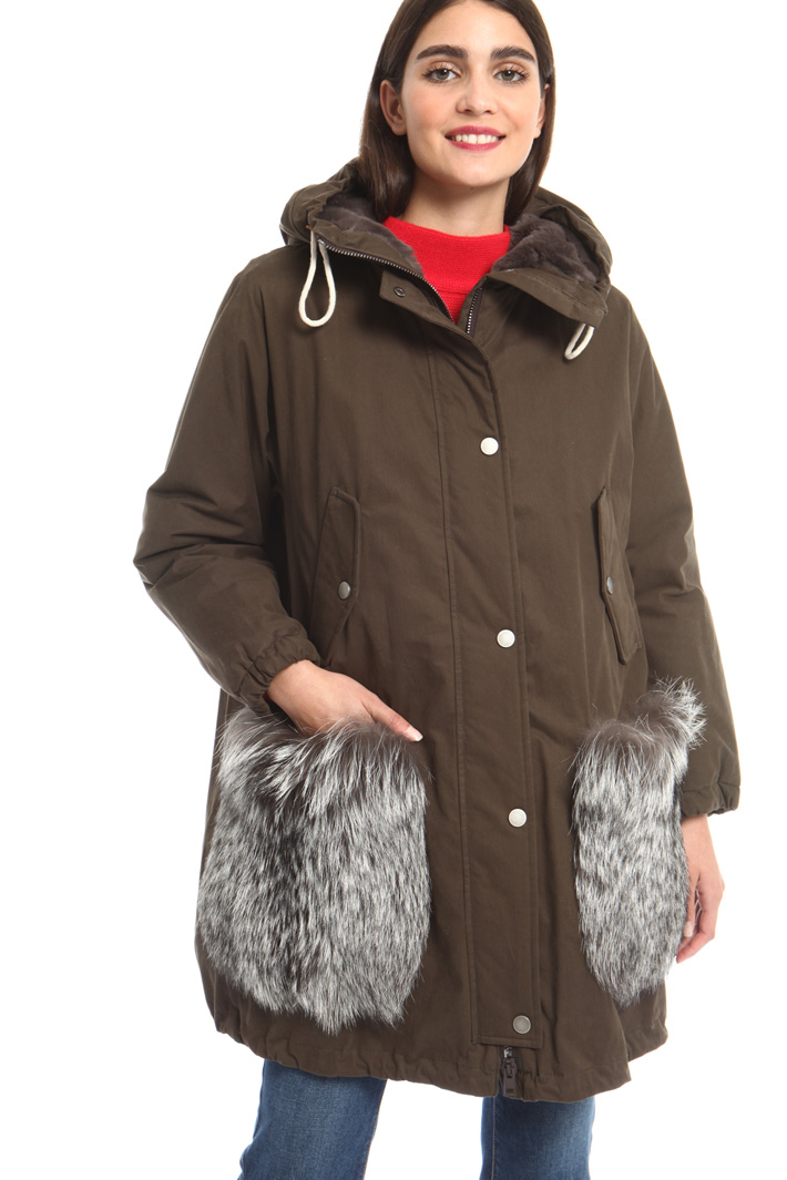 Lapin fur pocket parka Intrend Lapin fur pocket parka Intrend