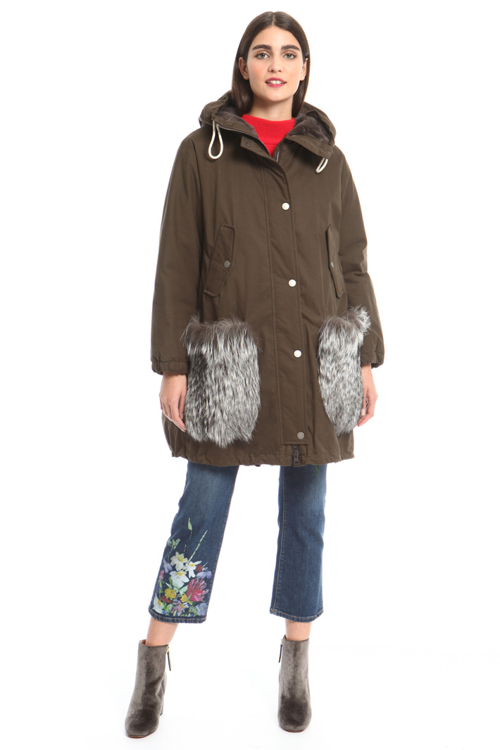 Lapin fur pocket parka Intrend Lapin fur pocket parka Intrend