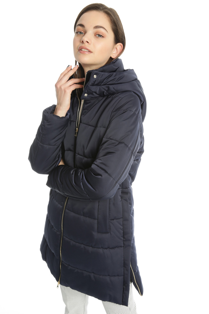 Technical satin puffer coat Intrend Technical satin puffer coat Intrend