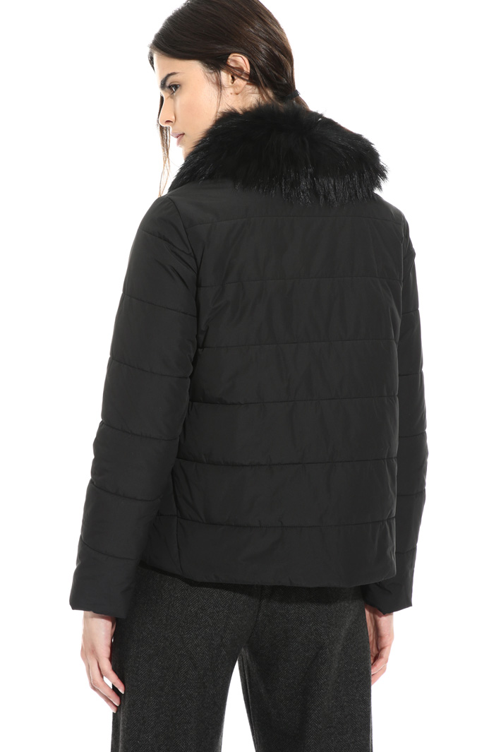 Fur collar bomber jacket Intrend Fur collar bomber jacket Intrend