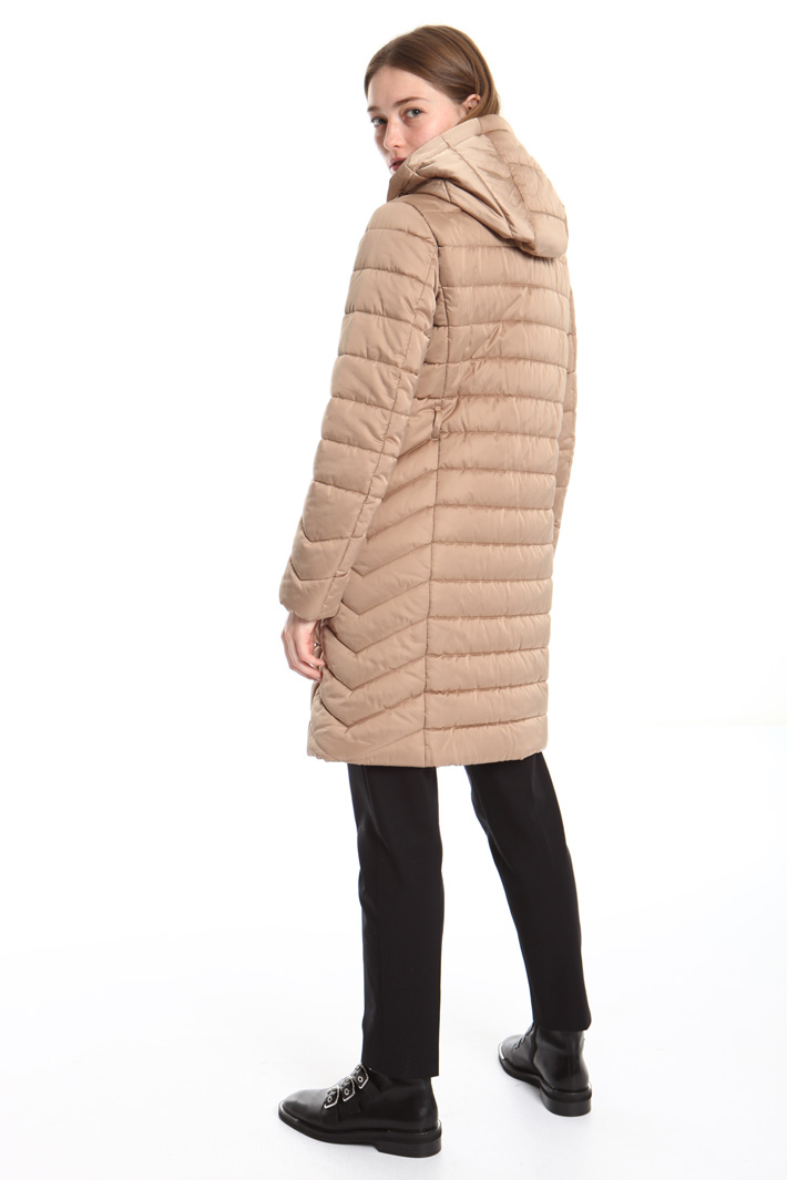 Fur-trimmed puffer coat Intrend Fur-trimmed puffer coat Intrend