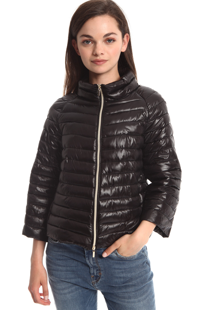 Technical satin puffer jacket Intrend Technical satin puffer jacket Intrend