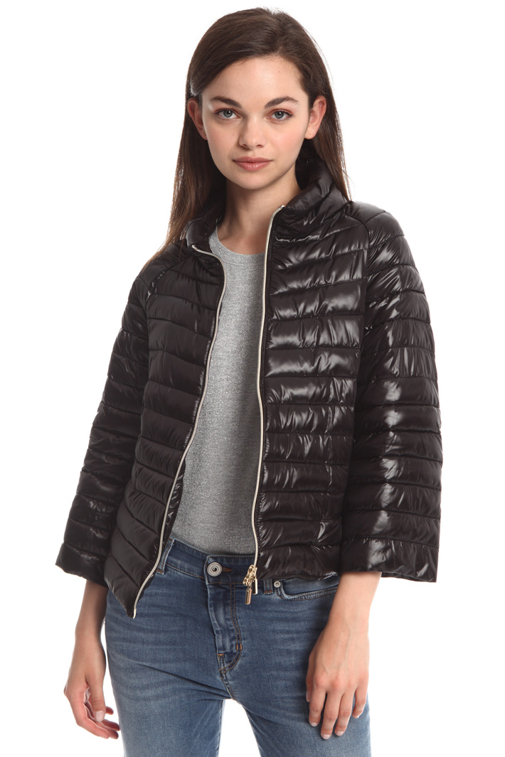 Technical satin puffer jacket Intrend Technical satin puffer jacket Intrend