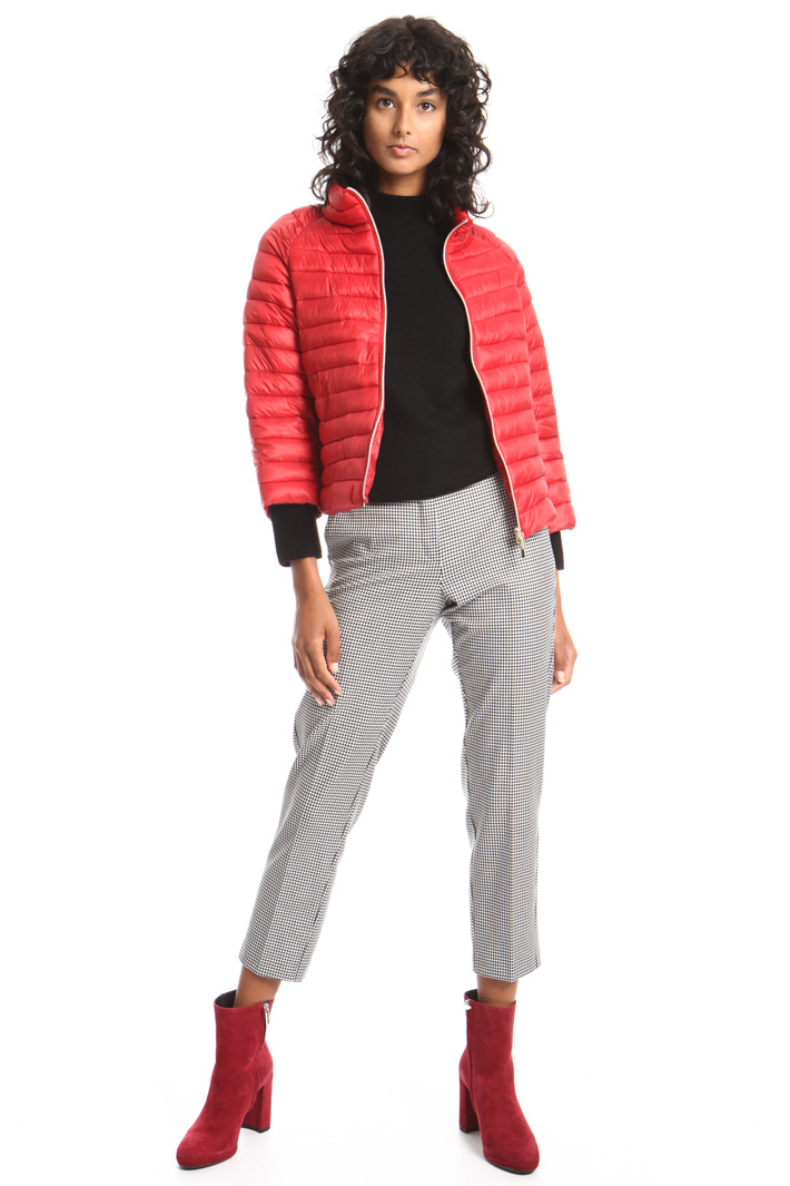 Technical satin puffer jacket Intrend Technical satin puffer jacket Intrend