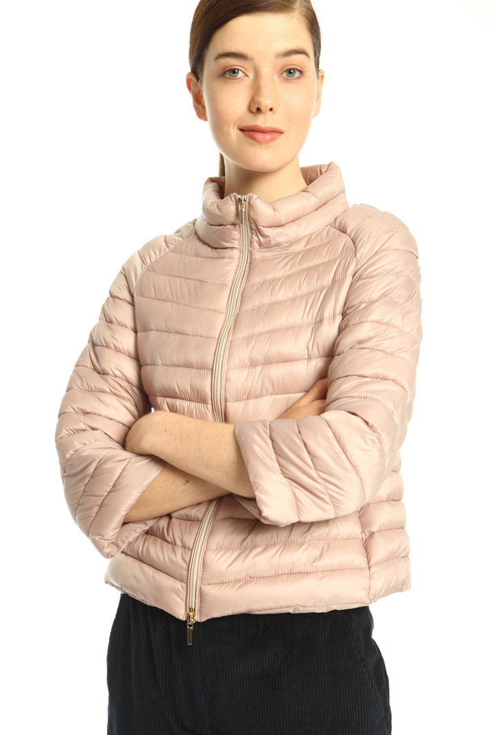 Technical satin puffer jacket Intrend Technical satin puffer jacket Intrend