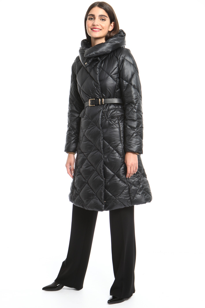 Long quilted coat Intrend Long quilted coat Intrend
