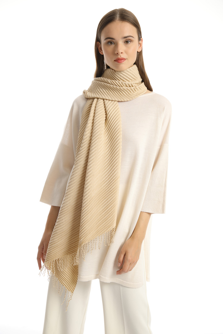Pleated stole Intrend Pleated stole Intrend