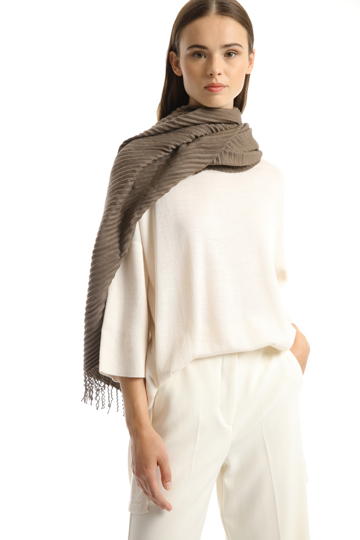 Pleated stole Intrend Pleated stole Intrend