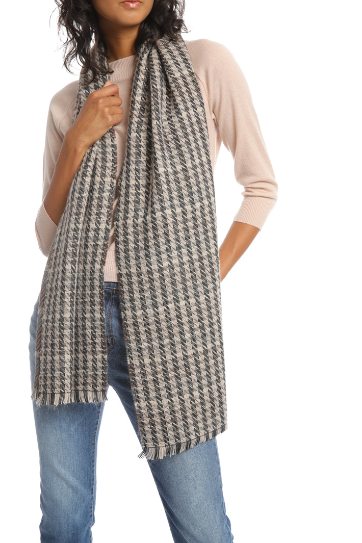 Soft checked scarf Intrend Soft checked scarf Intrend