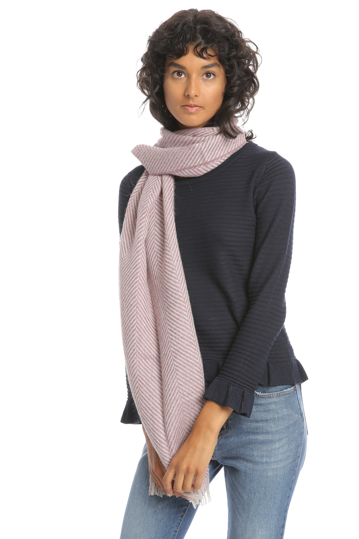 Chevron wool scarf Intrend Chevron wool scarf Intrend