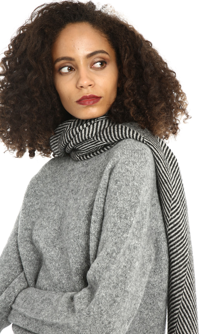 Chevron wool scarf Intrend Chevron wool scarf Intrend