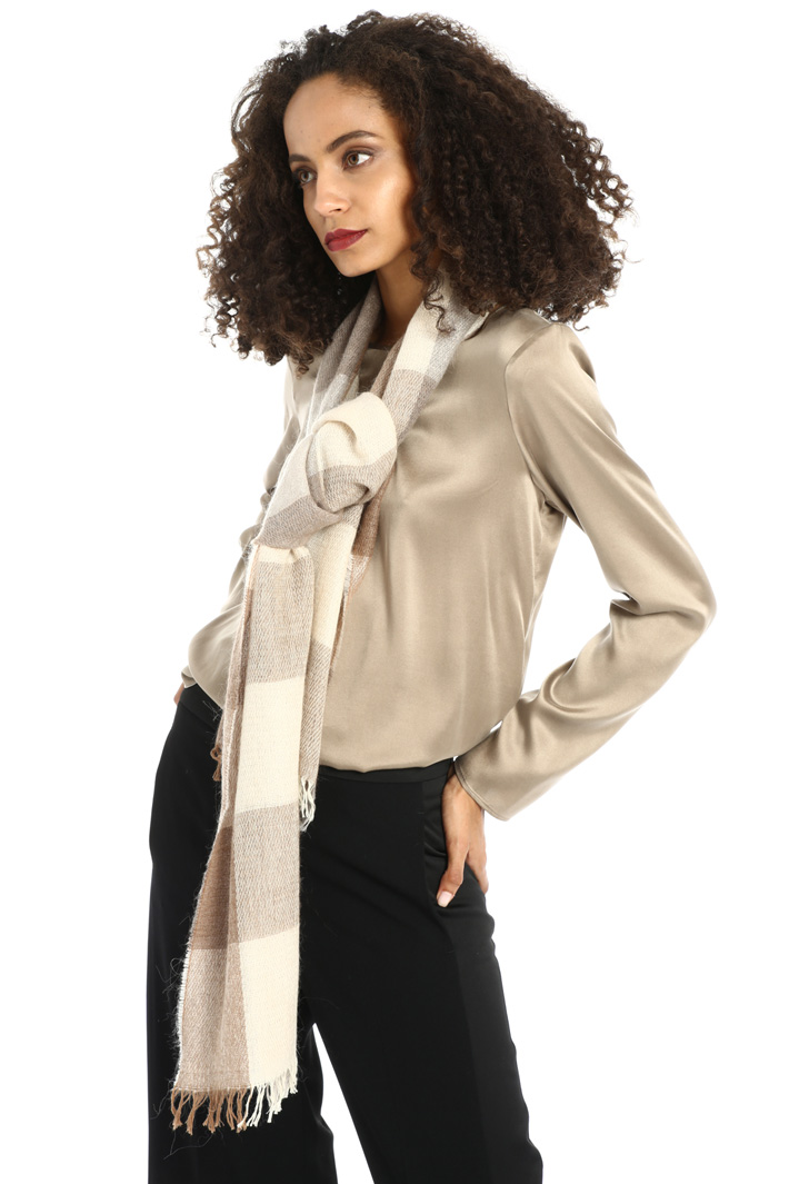 Cotton and mohair scarf Intrend Cotton and mohair scarf Intrend