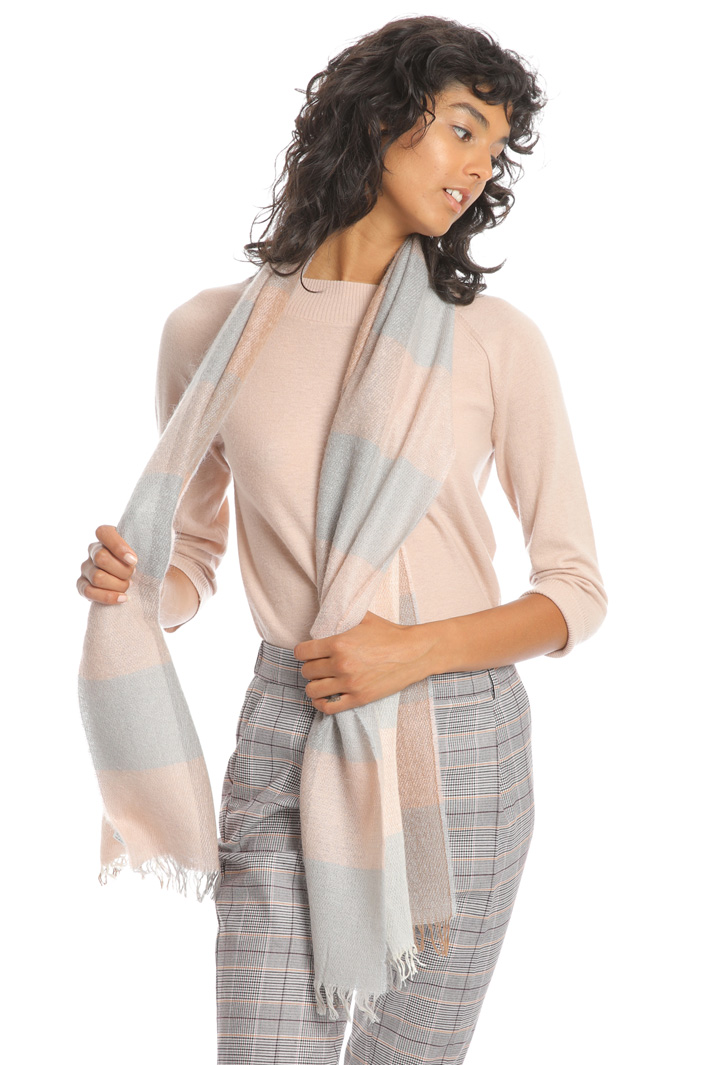 Cotton and mohair scarf Intrend Cotton and mohair scarf Intrend