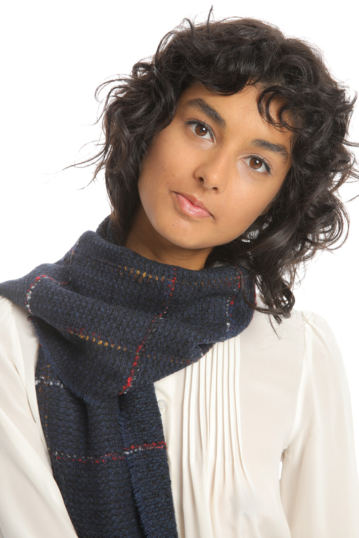 Wool and alpaca scarf Intrend Wool and alpaca scarf Intrend