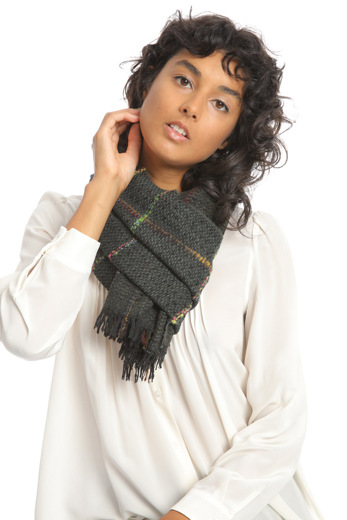 Wool and alpaca scarf Intrend Wool and alpaca scarf Intrend