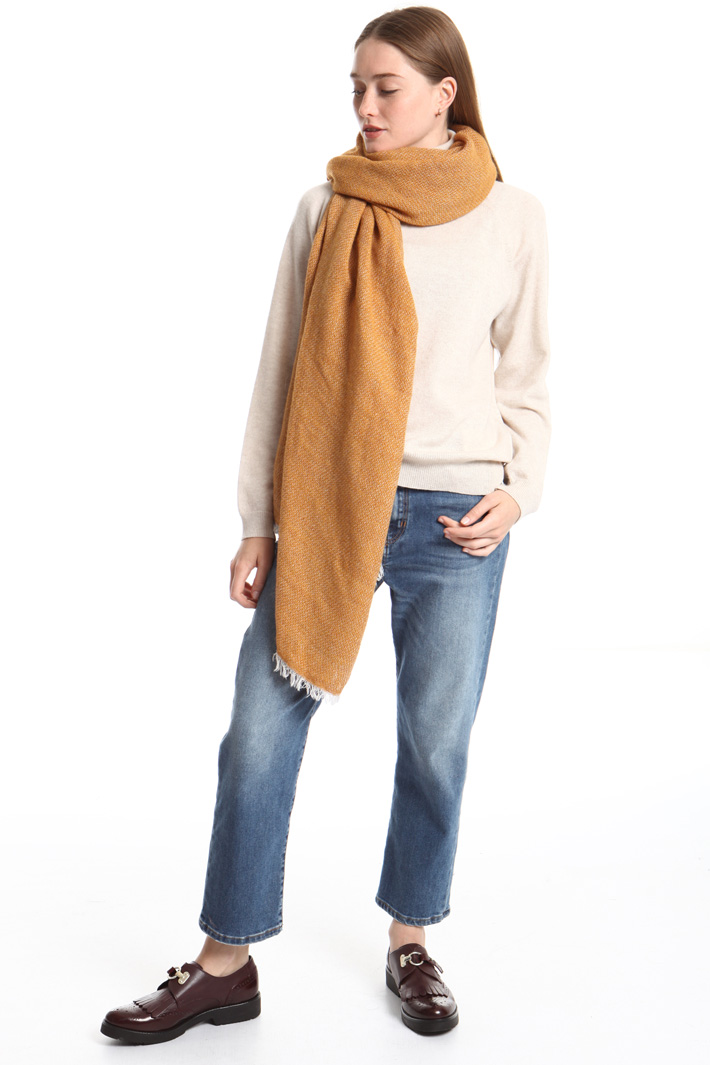 Wool blend scarf Intrend Wool blend scarf Intrend