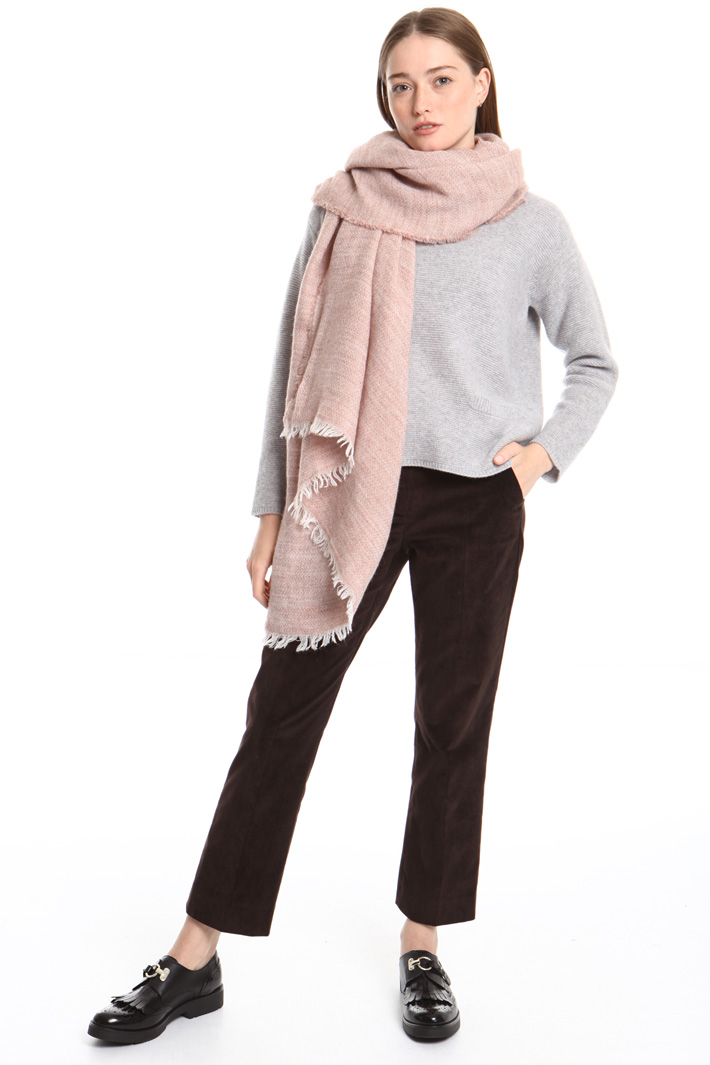 Wool blend scarf Intrend Wool blend scarf Intrend