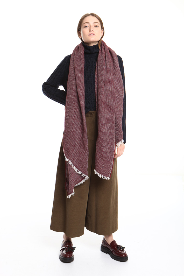 Wool blend scarf Intrend Wool blend scarf Intrend
